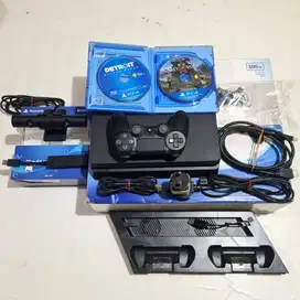 Sony PlayStation 4 Slim CUH-2006A SSD Samsung Evo 250GB Fullset Mulus
