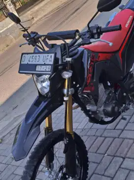 HONDA CRF 150 L 2023 SUMO KM 17RB ASLI BAN DEPAN BELAKANG TAU BARU.