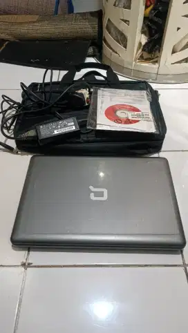 Jual cepat laptop hp Compaq 435 lengkap fulset orian semua