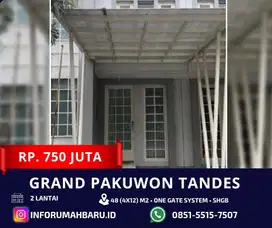 GRAND PAKUWON TERMURAH ‼️Jual Cepat Rumah 2 Lantai Cluster Queensland