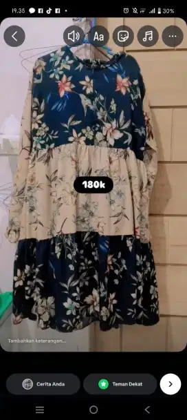 Baju prelevod masih bagus seperti baru