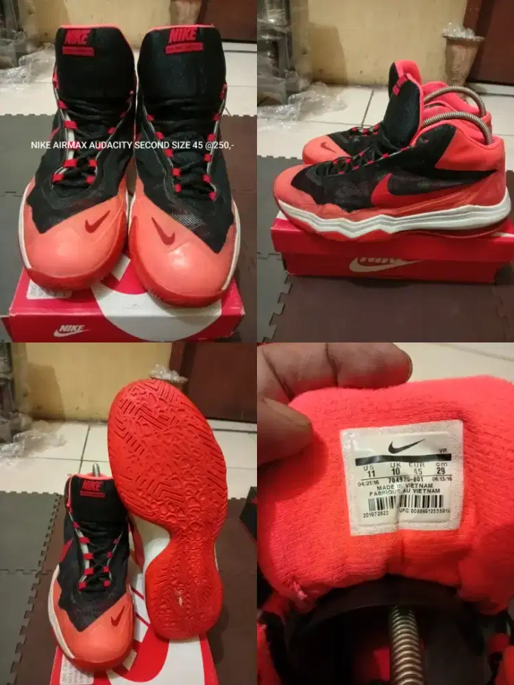 Sepatu NIKE AIRMAX AUDACITY second