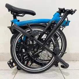 BROMPTON S6L LAGOON BLUE BLACK EDITION 2016 - LIKE NEW
