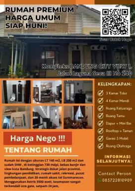 Rumah Nyaman Aman Asri, BCV 1 Jalan Laguna Seca III  240 Kota Bandung