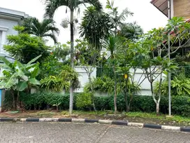 Tanah 555 m Ngantong Depan Taman di Jl Neptunus Villa Cinere Mas