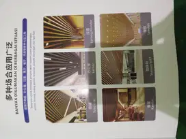 Alumunium hollow dan plafon datar ready stock