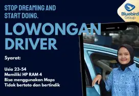 Lowongan Driver Taxi BlueBird