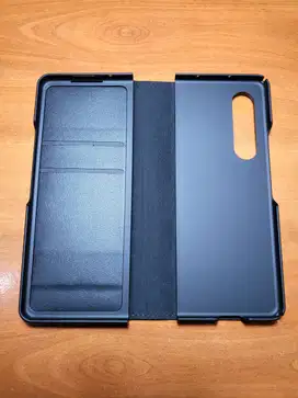 [NEW] Samsung Fold 3 Leather Magnetic 2in 1 Flipcase Black