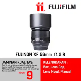 Fujinon XF 56mm f1.2 R FFID Lengkap Lensa Fujifilm sn 3218