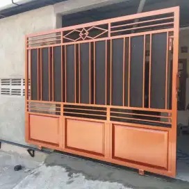 Pembuatan pagar minimalis