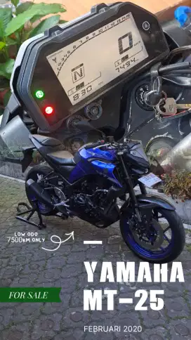 YAMAHA MT25 BIRU PLAT KBB