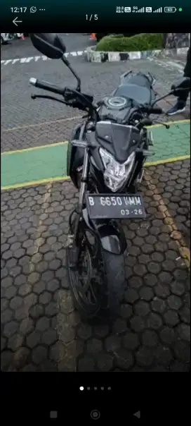 Honda CB 150 R Tahun 2016 Hitam
