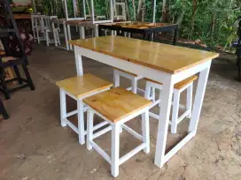 Set meja kursi usaha kulineran