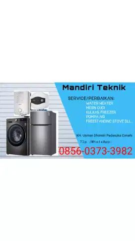 Service Mesin Cuci Water heater Kulkas Freezer Kompor Gas Tanam dll