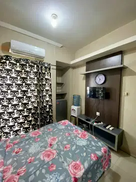 DIJUAL CEPAT ! APARTEMEN TIPE STUDIO FULLY FURNISH GREEN PRAMUKA CITY