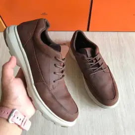 Caterpillar Mens Work Leather Kulit Safety Pria Sepatu 40