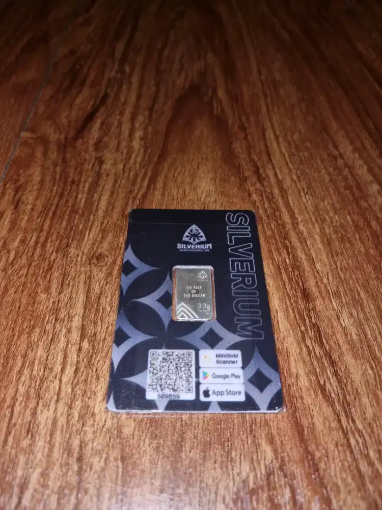 perak murni silver 99.9& asli 3.3 gr