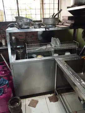 Ex restoran display rak serbaguna bisa buat display makanan