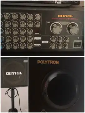 Karaoke, Amplifier BMB, Speaker BMB, Bass Polytron