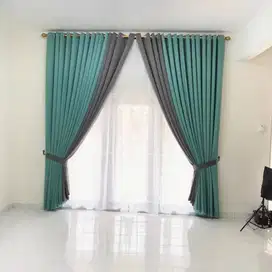 Pusat Tirai Gorden Jendela Gordyn Mewah Hordeng Model Terbaru Murah