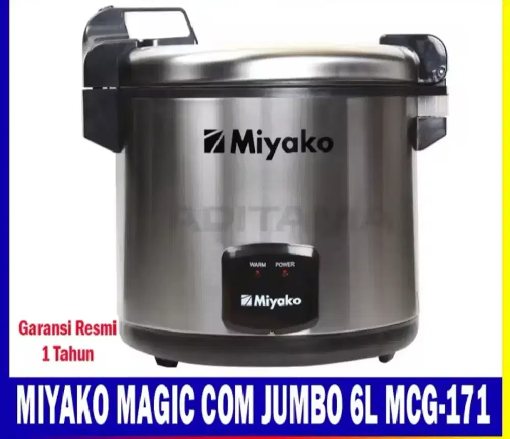 Di jual mejikom MIYAKO ukuran 6 liter,