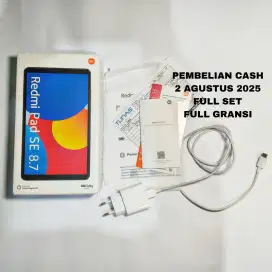 Redmi pad SE 8.7 4/128 GB | Aurora green | mulus | fullset | garansi