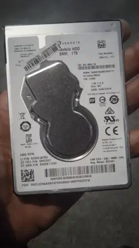 Harddisk laptop Seagate 1tb