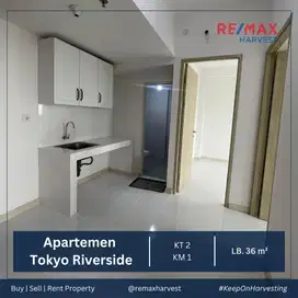 MURAH !! APARTEMEN TOKYO RIVERSIDE 2 KAMAR BONUS LEMARI KITCHEN, PIK 2
