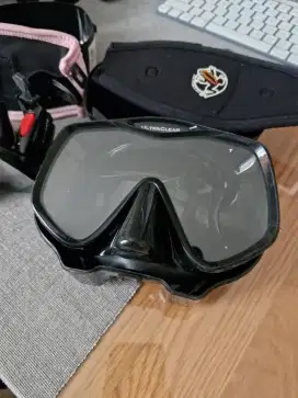 Atomic Aquatics Frameless II masker mask scuba diving snorkeling