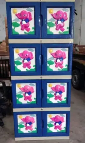 Lemari Plastik Prime 04 Gajah Biru