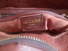 Tas Handbag Hermes brown kondisi terawat nego tipis