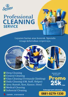 Servana Clean Jasa Cleaning Service Profesional