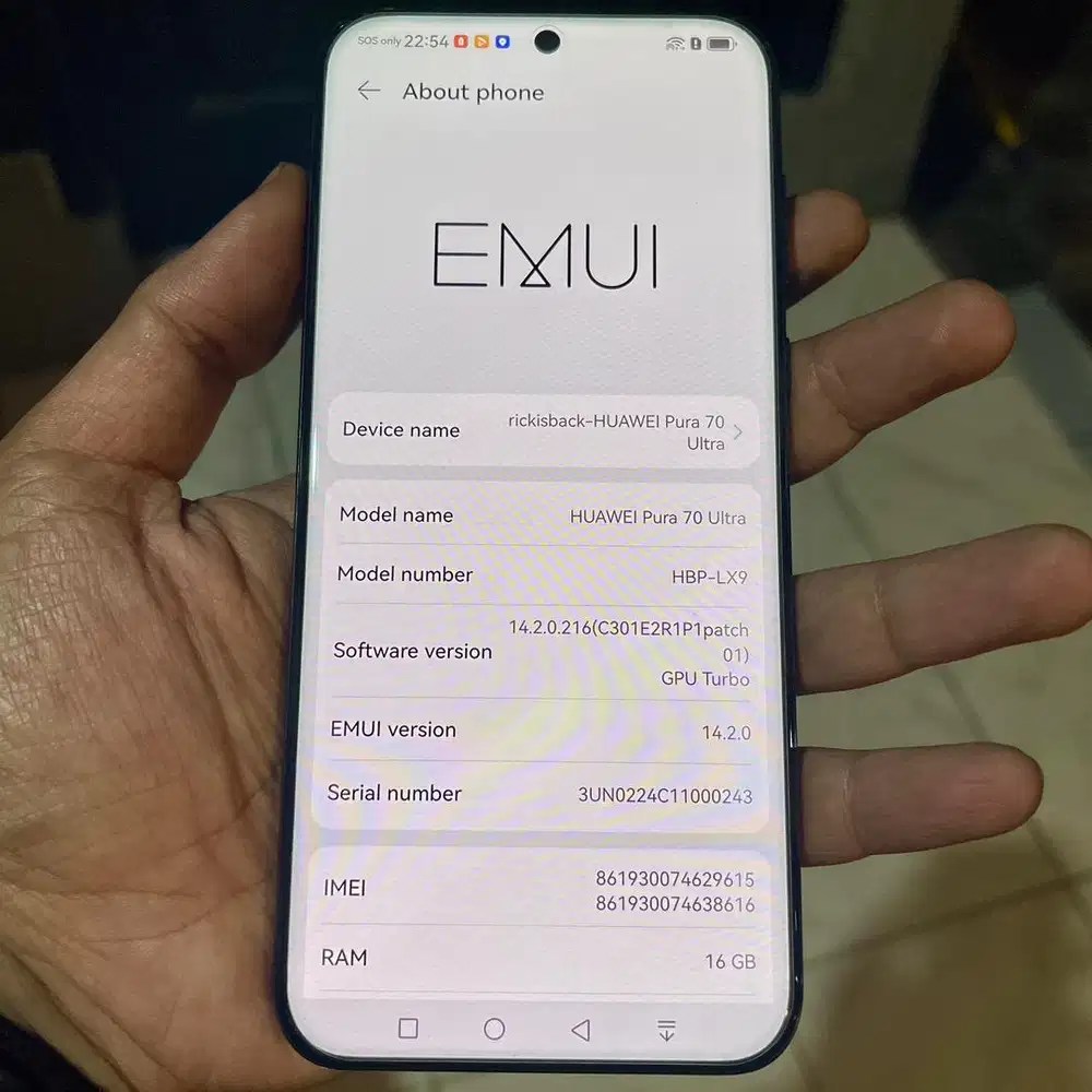 Huawei pura 70 ultra ram 16 / 512 resmi full ori garansi