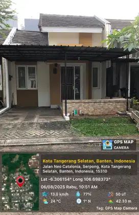 Disewakan hanya 6 bulan saja 23jt rumah siap huni di neo catalonia bsd