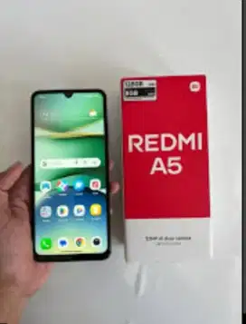 Jual redmi a5 baru 1 minggu garansi resmi 15bln
