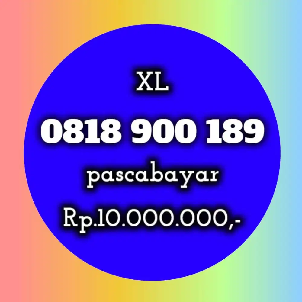 NOMOR CANTIK XL 900 189