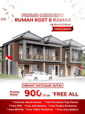 Rumah Kos Pasti Cuan Dekat Kampus Kota Malang