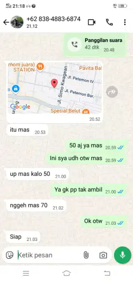 Menerima jual beli ac bekas borong atau satuan