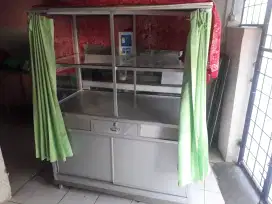 Etalase second masih oke bekas warung nasi