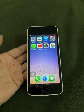 Iphone 5c bekas lcd pecah minus