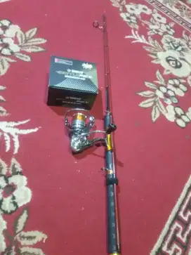 Joran relix jangkrik nusantara p180cm+Rell daido battle Prix 2000 ph