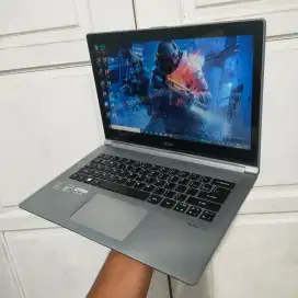 Laptop Acer S3 Touchscreen Core i5 4200U Dual VGA Nvidia GT 735 SSD
