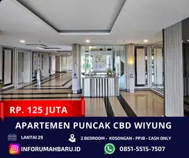 PUNCAK CBD TERMURAH ‼️ Apartemen 2BR Kosongan  Dekat Raya Wiyung