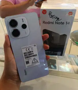 Hp xiaomi redminote 14 8/256gb bisa cash dan kredit cukup ktp tanpa Dp