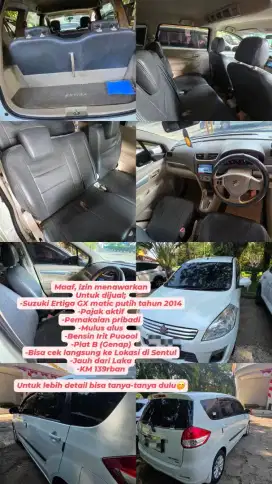 Suzuki ertiga gx 2014 like new