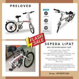 Sepeda Lipat kondisi 90%