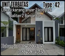 Di JUAL RUMAH MURAH TYPE 42 SIAP BANGUN