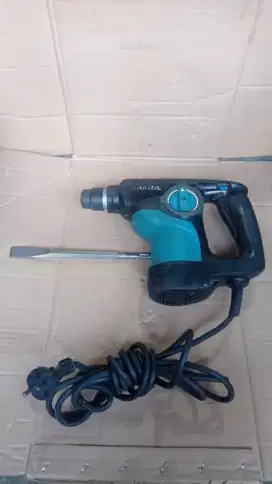 MESIN BOR BOBOK BETON TEMBOK/ROTARY HAMMER 3MODE MAKITA HR2810 SECOND