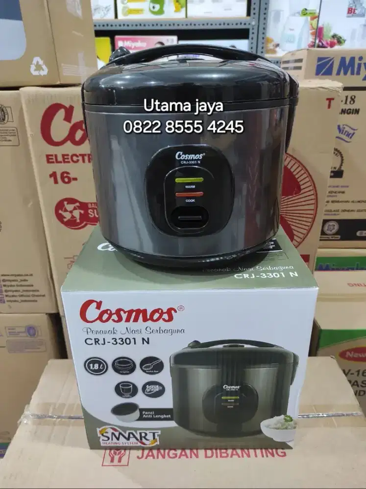 RICE COOKER COSMOS 1,8L CRJ-3301 N(BARU DAN BERGARANSI)