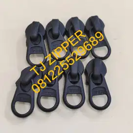 Kepala Resleting YKK Kebalik hitam doff pendek - 05 RC DFB2W EFJ 580
